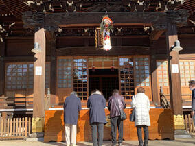 近隣の神社へ初詣参拝